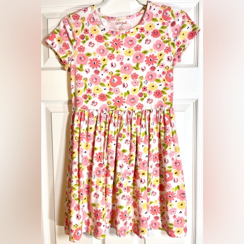 Cat & Jack Girl’s Floral Dress‎ Size L (10-12)